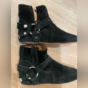 Isabel Marant SUEDE ANKLE BOOTS